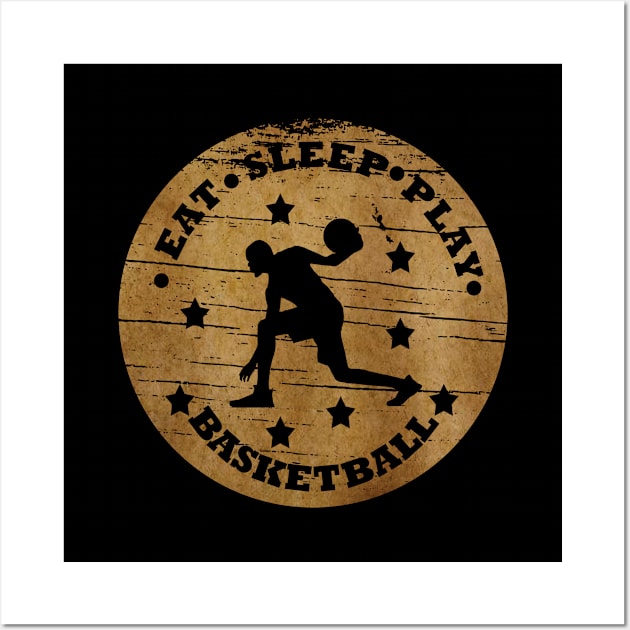 basketball vintage player Wall Art by omitay